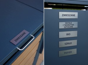Zabudowa, Obudowa kosza na smieci 3x240L, STEELMAN antracyt High+GRATIS