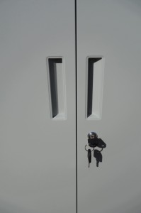 Szafka metalowa, biurowa, warsztatowa, na dokumenty zamykana STEELMAN